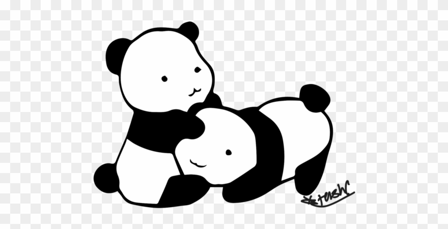 Cute Panda Tumblr Clipart