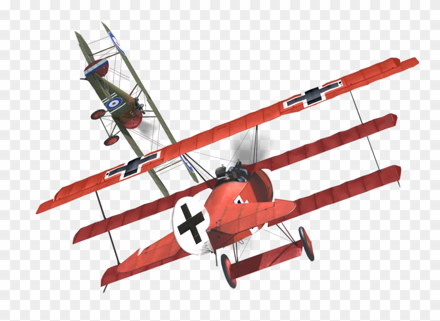 Plane Clipart Red Baron - Png Download