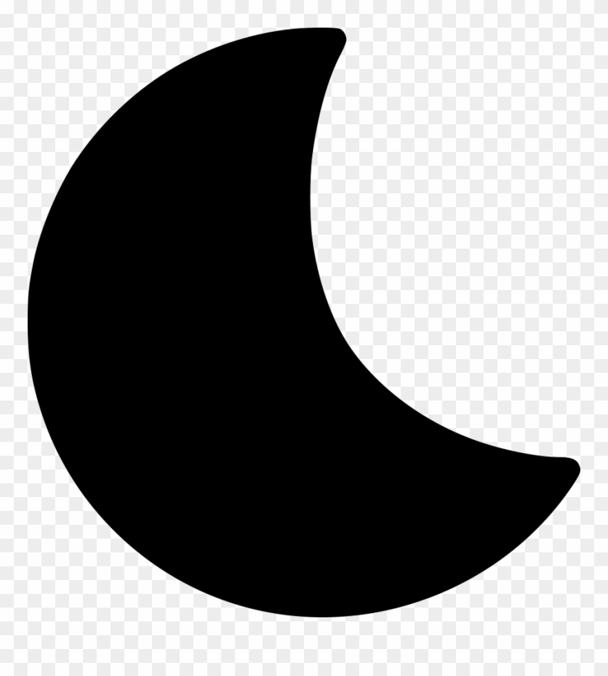 Clipart Moon Half Moon - Png Download