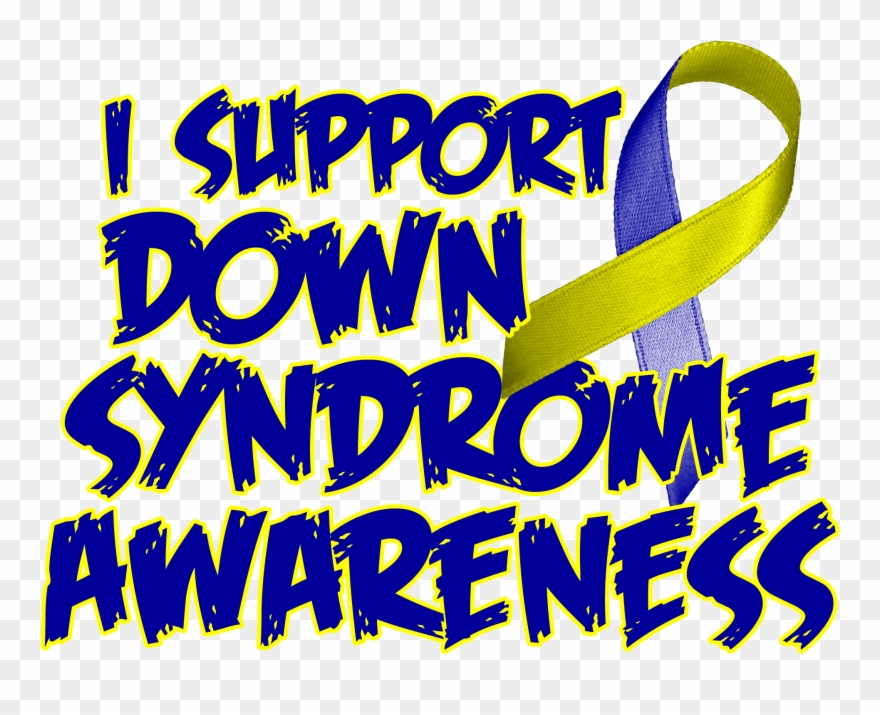 I Support Down Syndrome Awareness Clipart