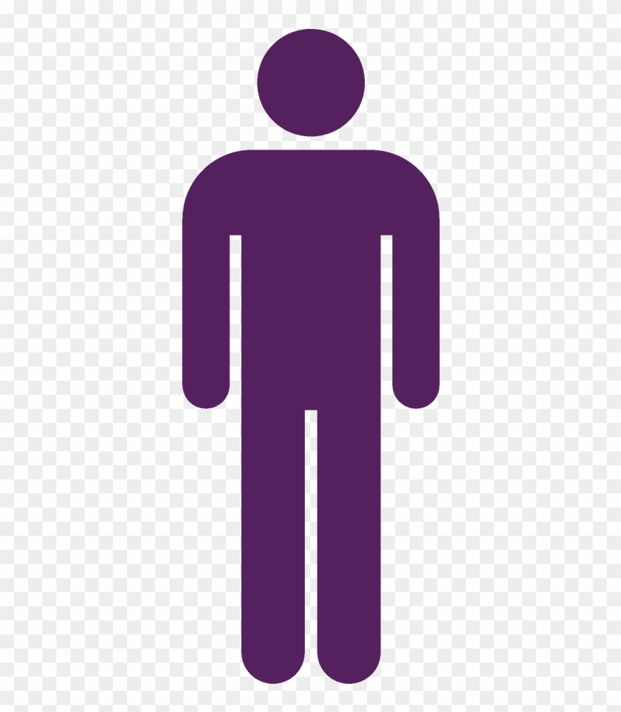 People Clipart Purple - Png Download