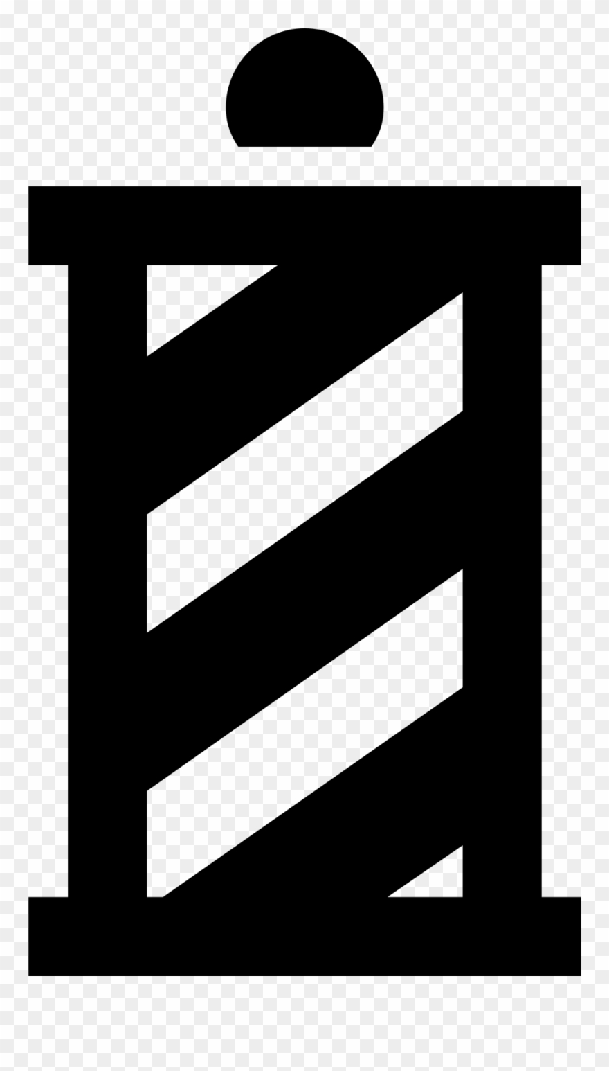Barber Pole Icon In Android Style Clipart