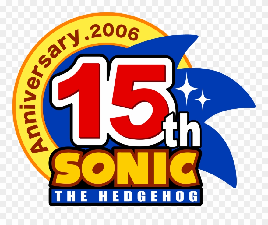 Sonic 15th Anniversary Clipart