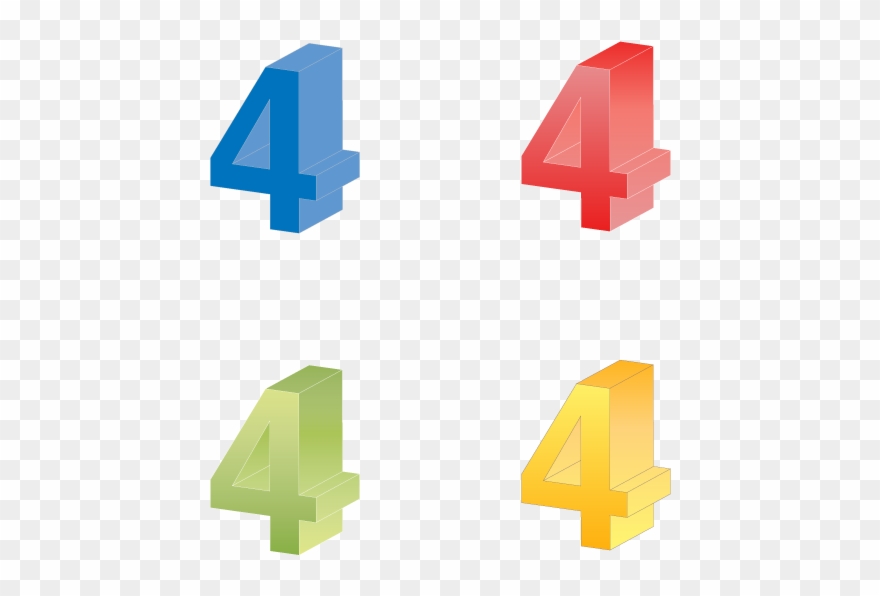 Number 4 Clipart