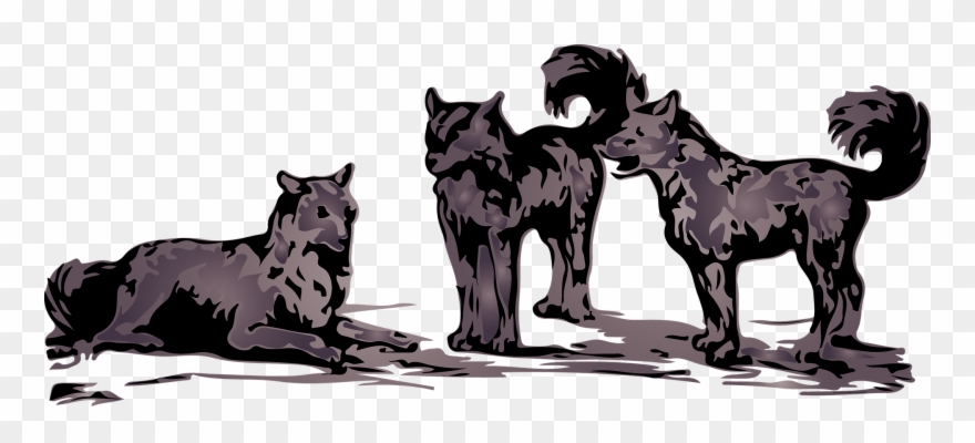 The Wolf And The Mage Clipart