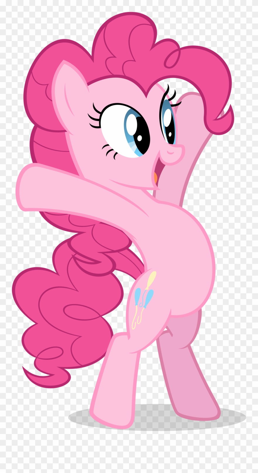 Cakey Is Giving Out Free Hugs Only For The Next 99999999999999 Clipart