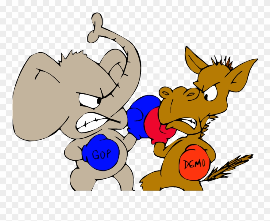 Politic Fight Clipart