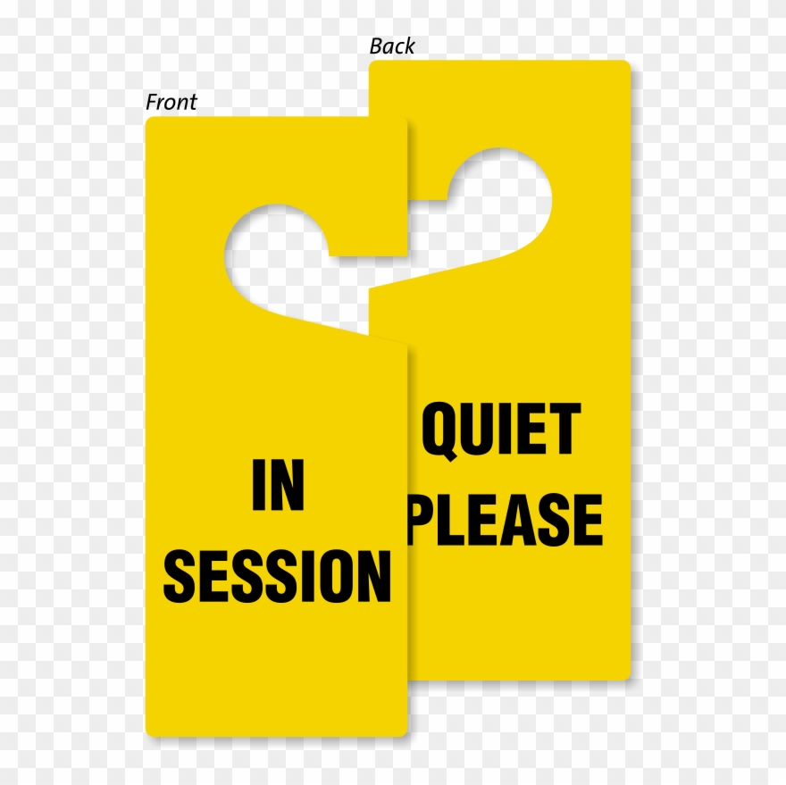 Quiet Please Clipart Free - Png Download
