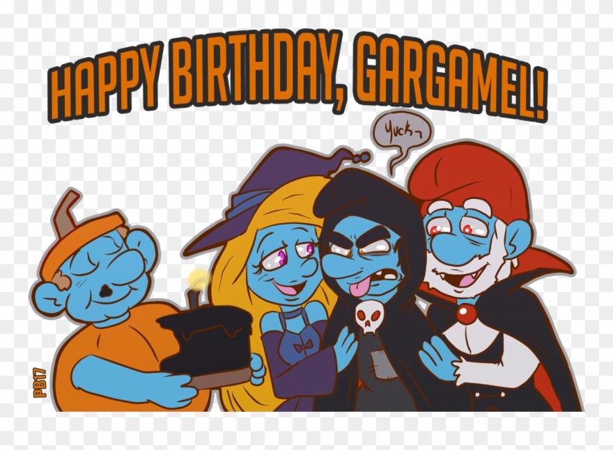 Smurfs - Halloween Clipart