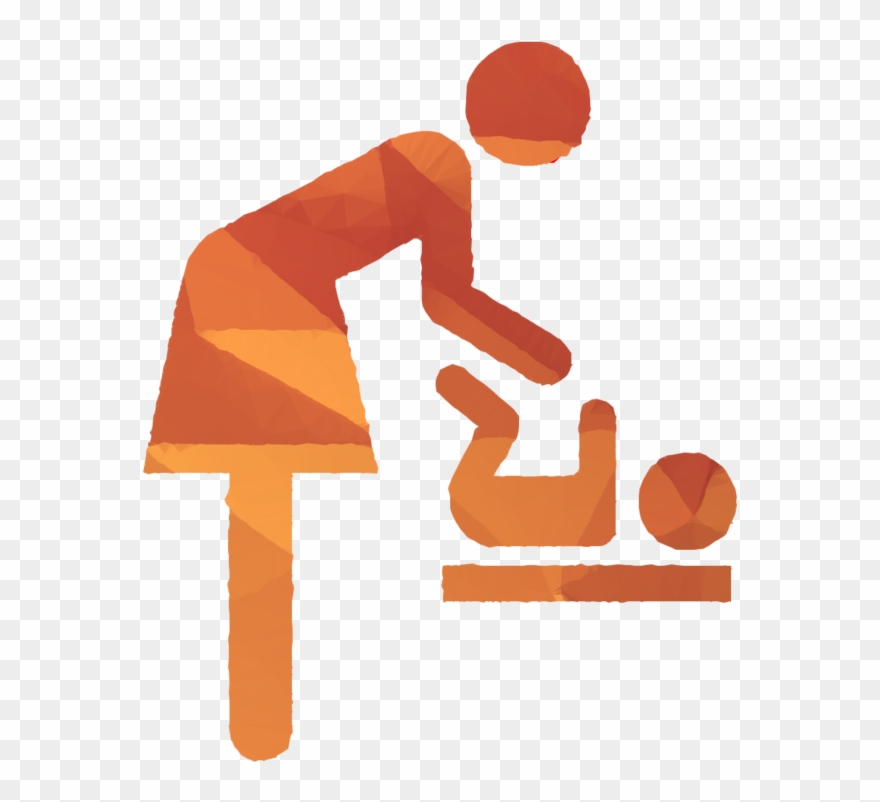 Baby Changing Clipart Diaper Stock Photography Infant - Png Download