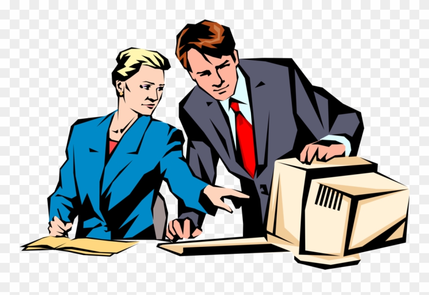 Vector Offices Office Employee Clipart