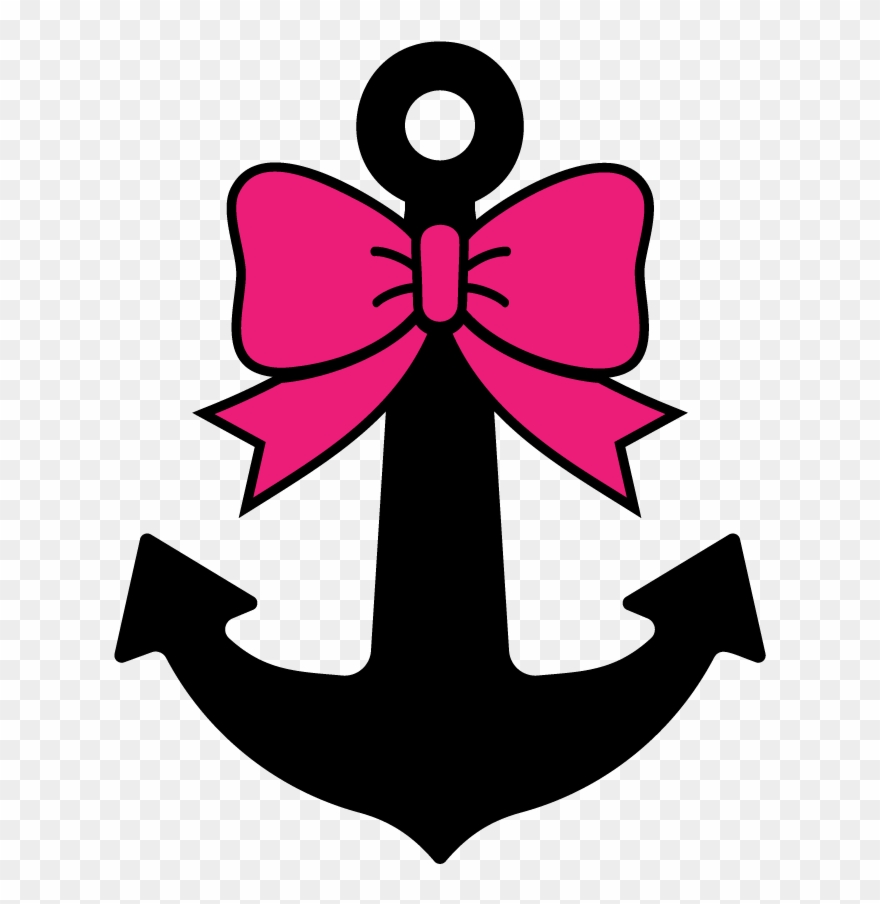 Alligcutter Anchor Bow Monogram 03 Clipart