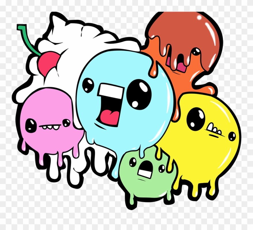 Little Monsters Pattern Clipart