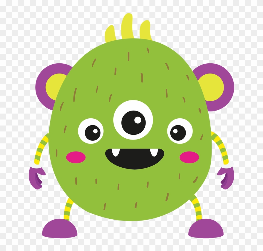 The Cute Little Monsters Make Me Giggle Clipart