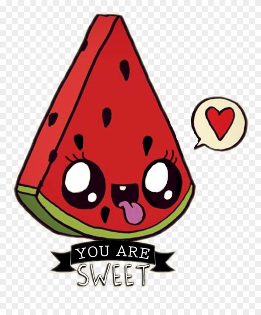 Ftewatermelon Sticker Clipart
