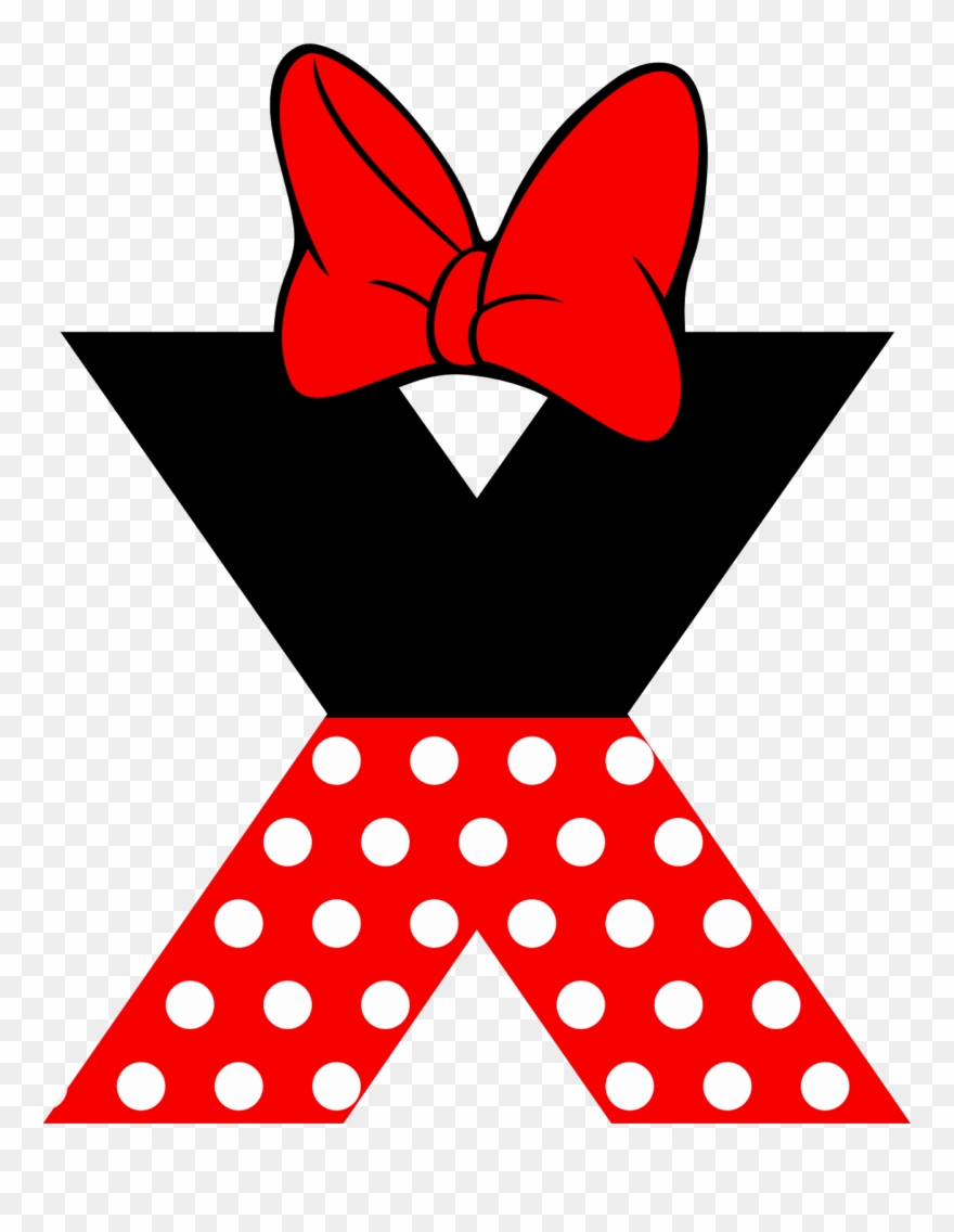 Mickey E Minie, Minnie Mouse, Free, Numbers, Lettering, Clipart