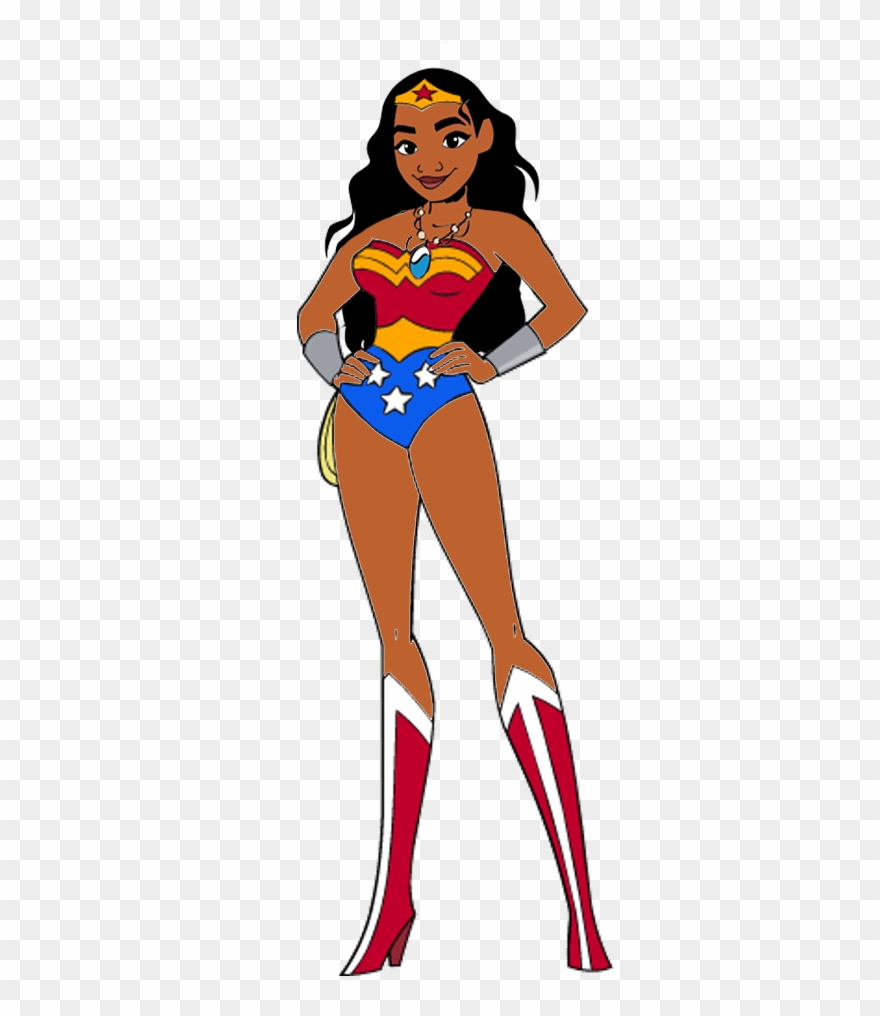 As Wonder Woman By Clipart