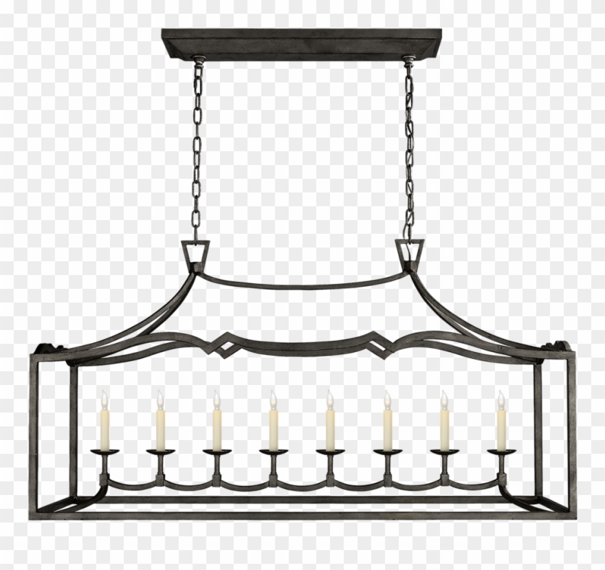 Fancy Darlana Large Linear Pendant Clipart