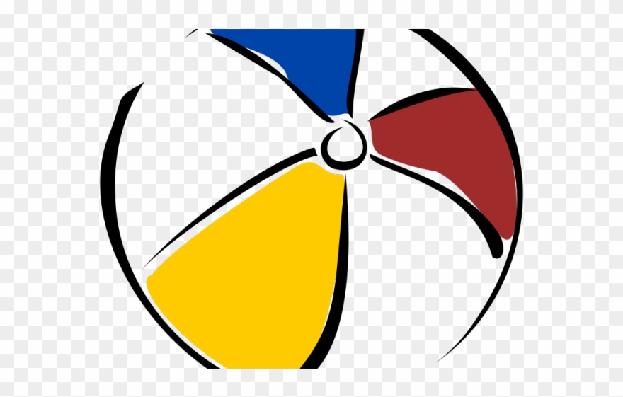 Beach Ball Clipart Pastel - Png Download