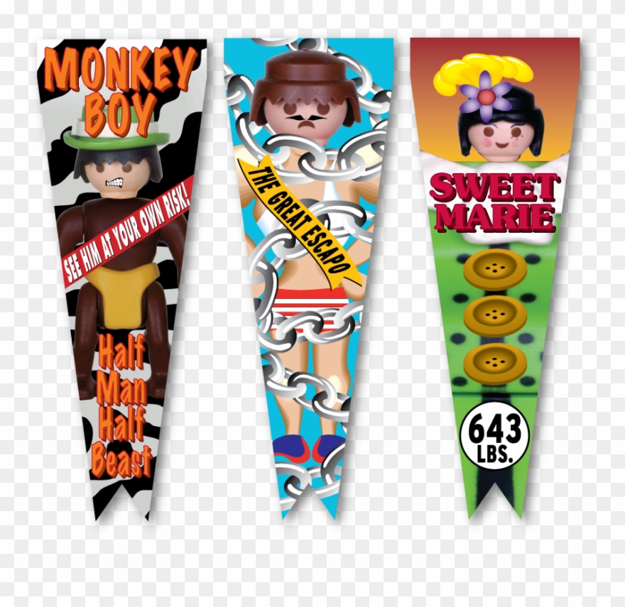 Mixed Substrate Hanging Banners Clipart