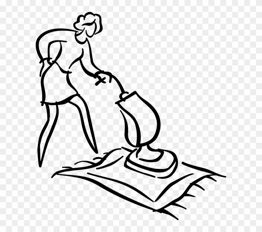 Image Freeuse Library Cleaning And Vacuuming Carpets Clipart