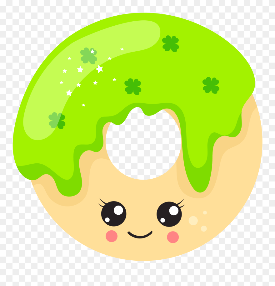 Shamrock Doughnut Decoden Dealer Clipart