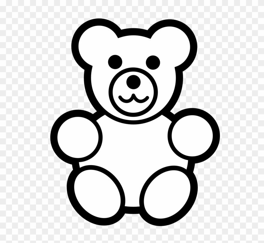 Teddy Bear Print Out Clipart