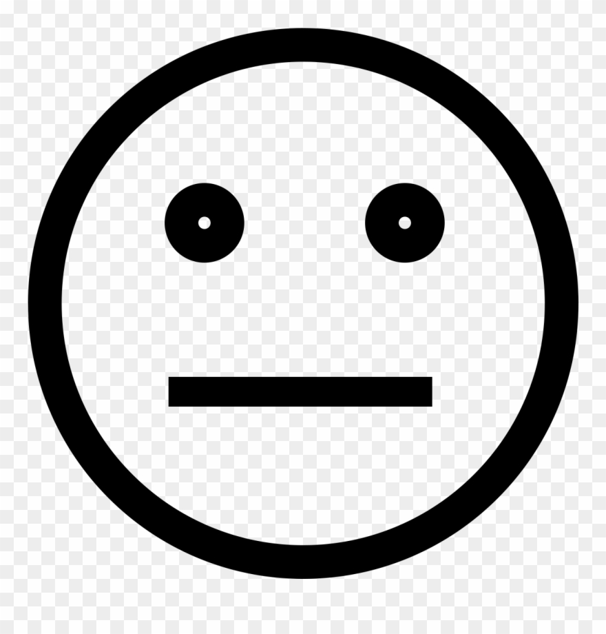 Straight Face Png Clipart