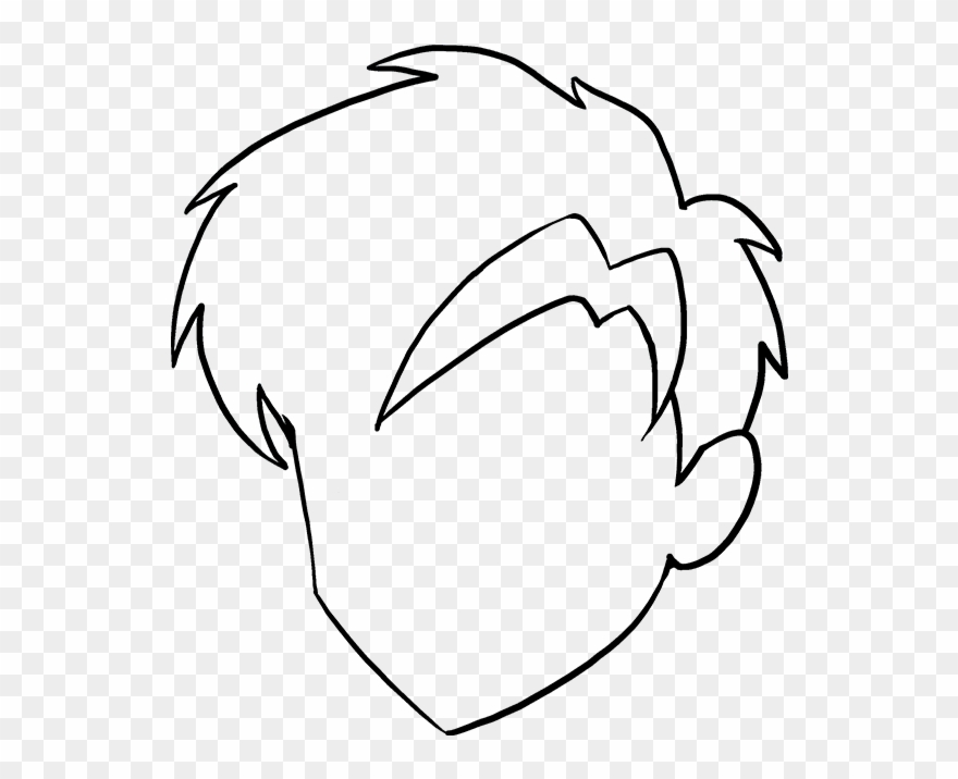 How To Draw Manga Hair Clipart