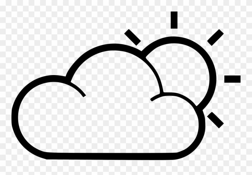Cloud Sun Comments Clipart