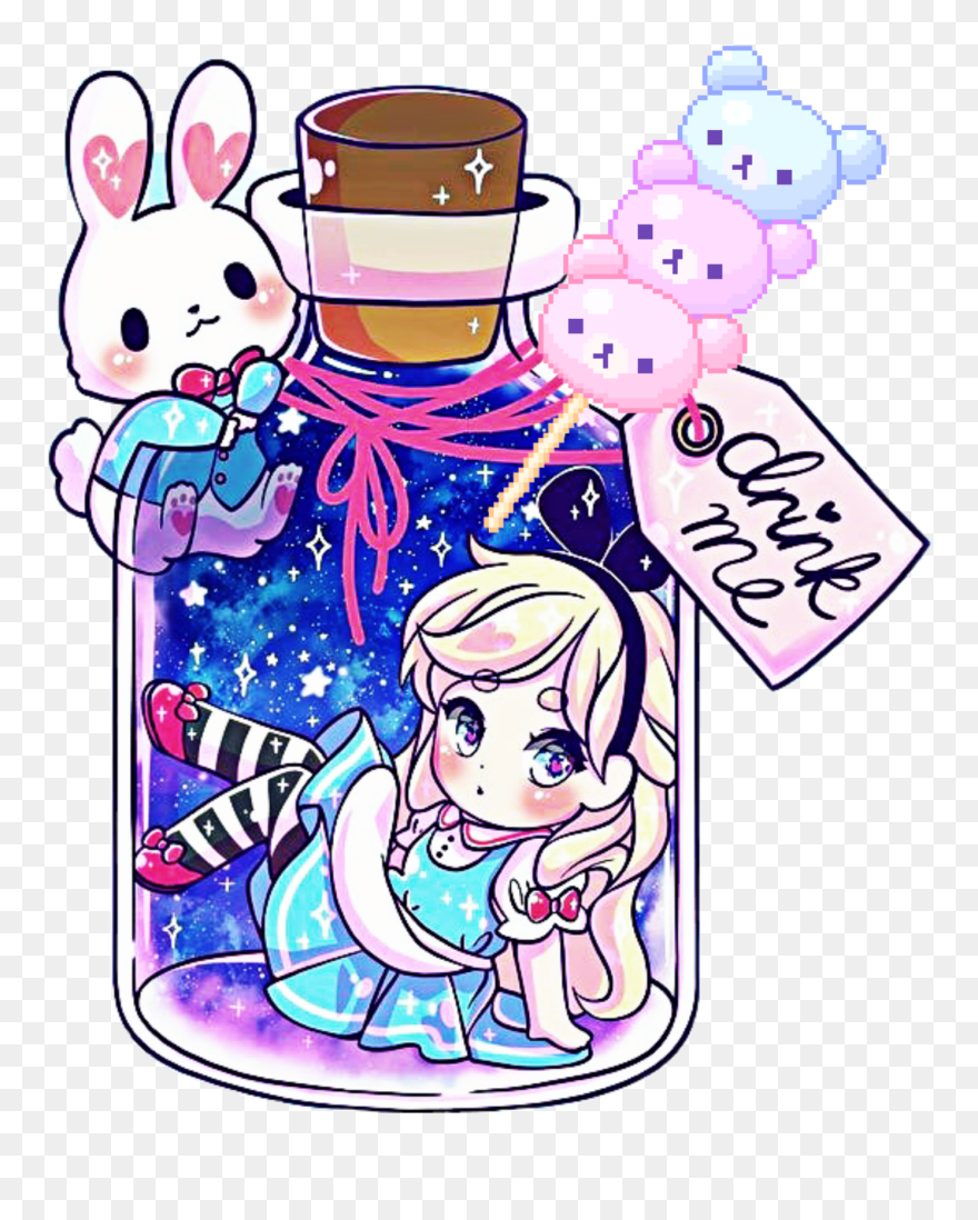 Aliceinwonderland Candy Candyland Girl Girlpower Pastel Clipart