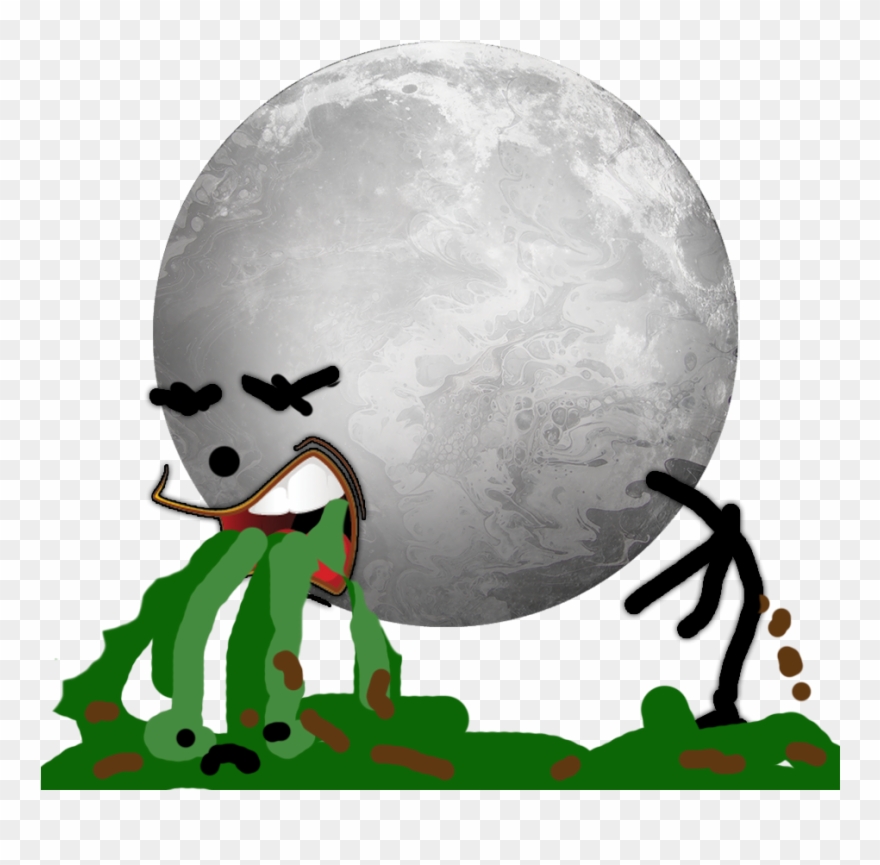 Moon Puke It Clipart