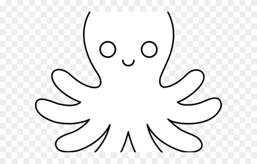 Octopus Clipart Marine Animals - Png Download