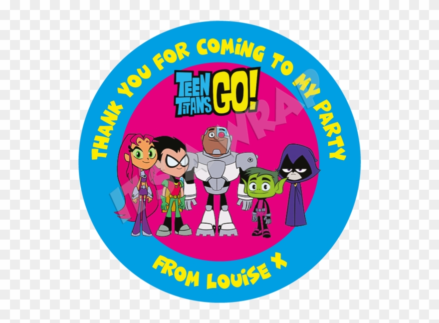Teen Titans Sweet Cone Stickers Clipart