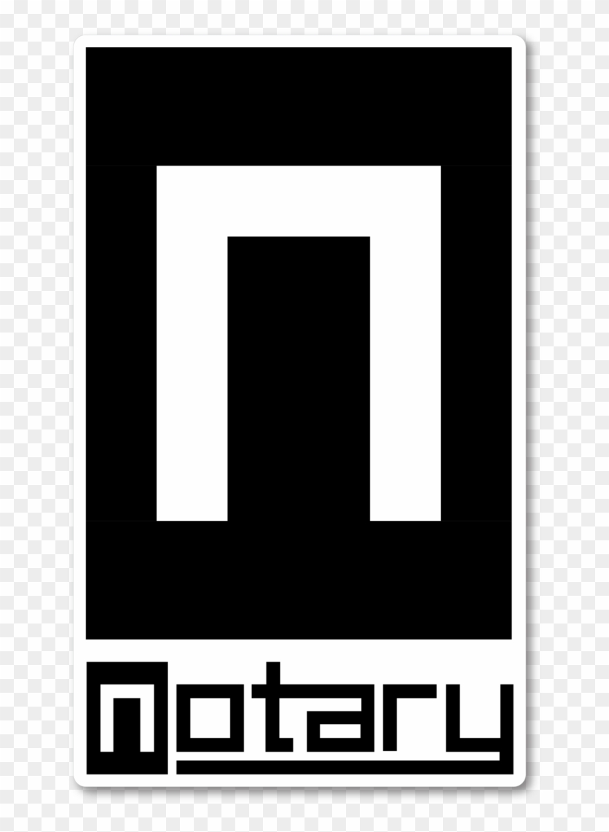 The Notary Decal Cncf Store Clipart