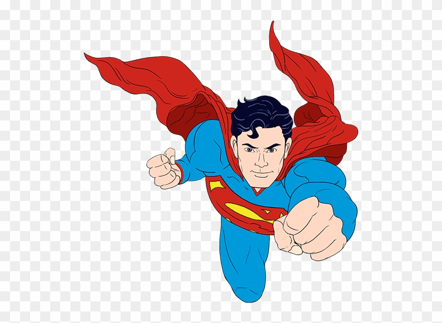 How To Draw Superman Clipart