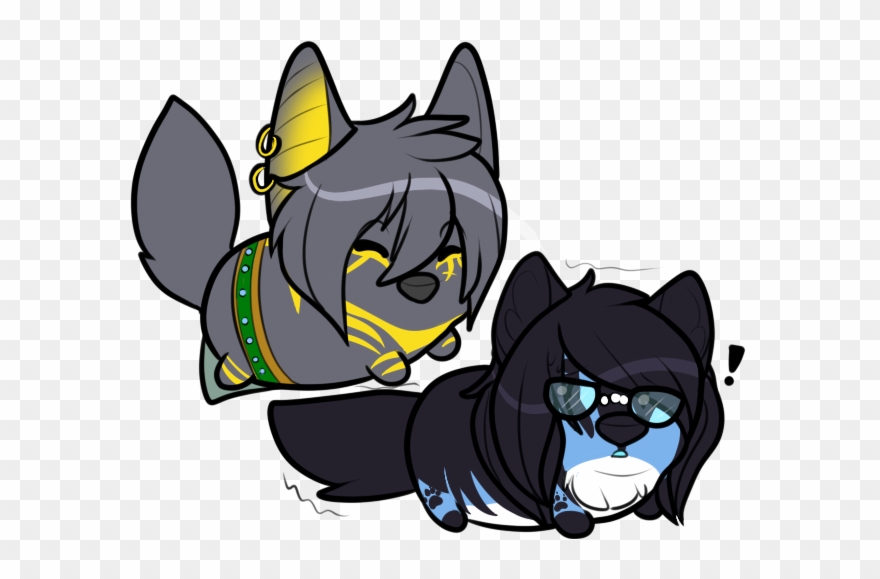 Beany Anubis And Kikimo Clipart