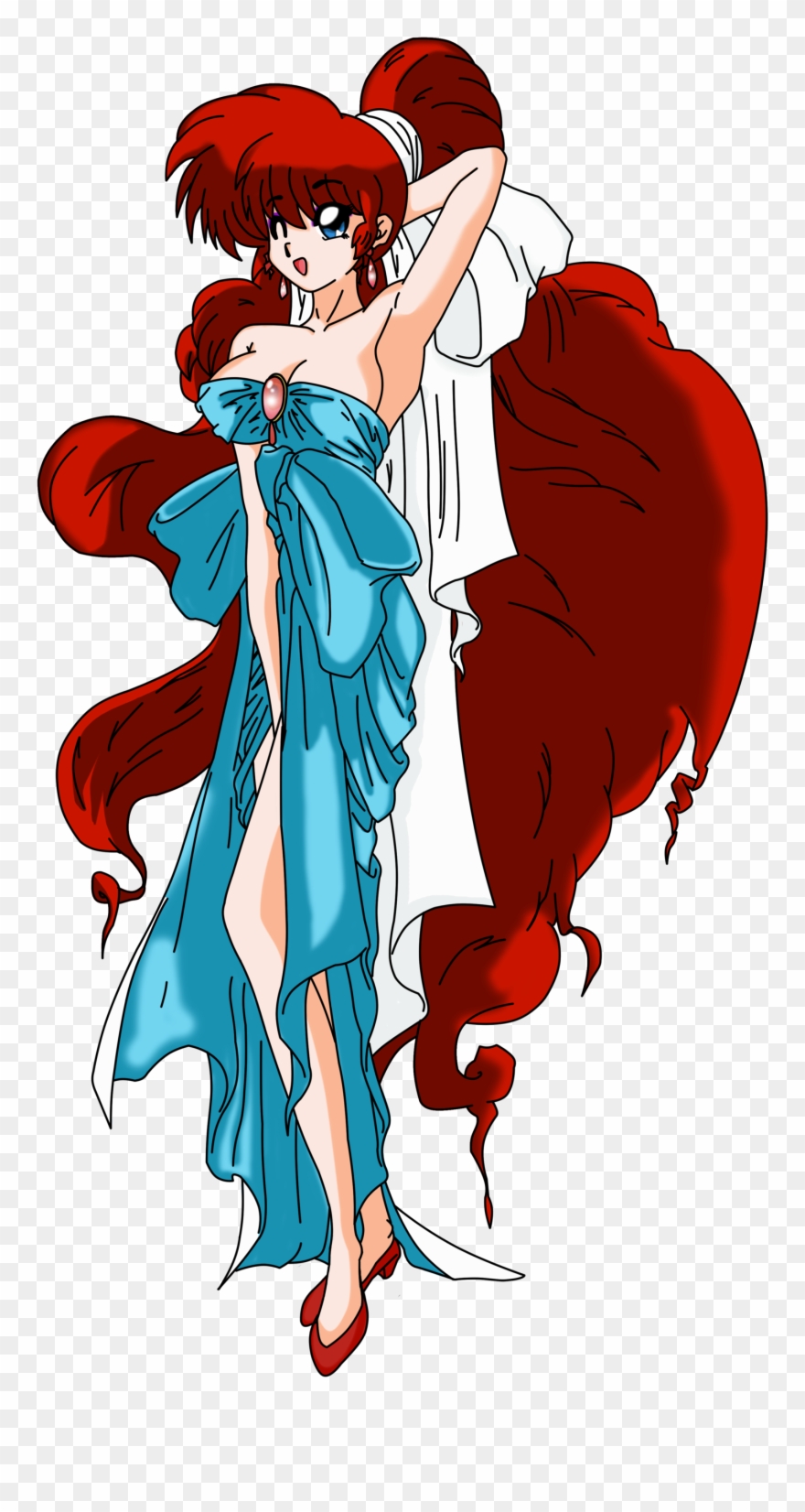 Ranma Chan Pelicula La Isla De Las Clipart