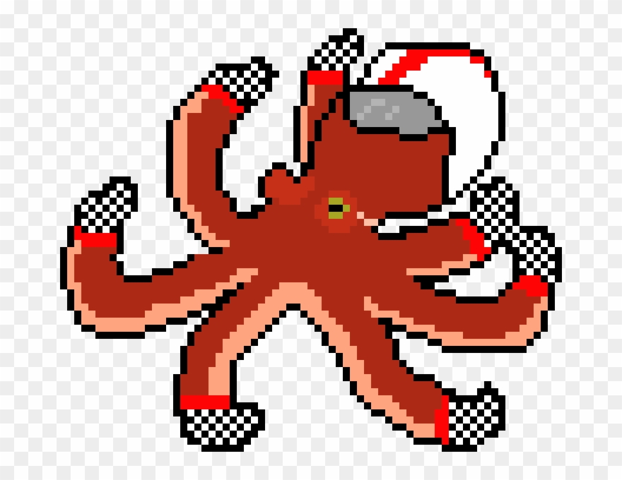 Octopus Racer Clipart