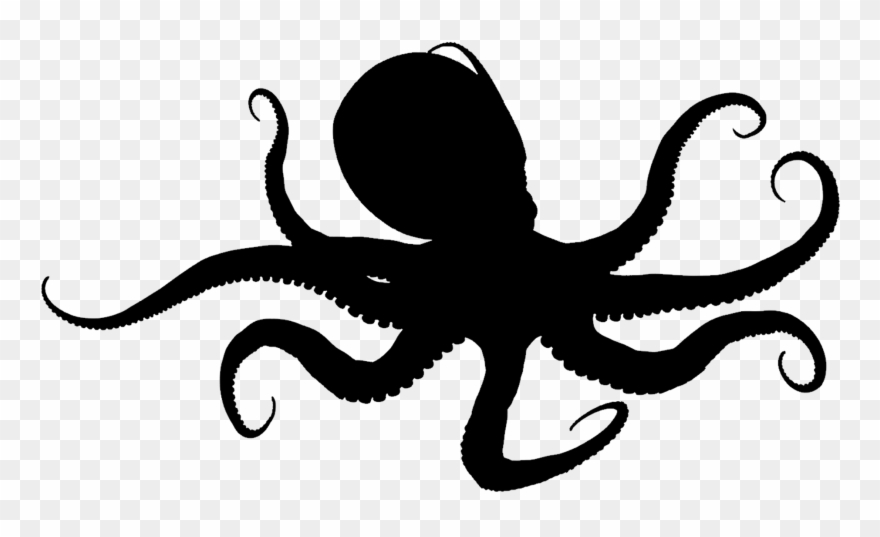 Octopus Silhouette Clipart