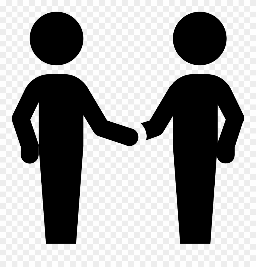 People Shaking Hands Icon Clipart