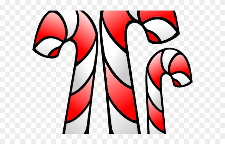 Candy Cane Clipart Walking Stick - Png Download