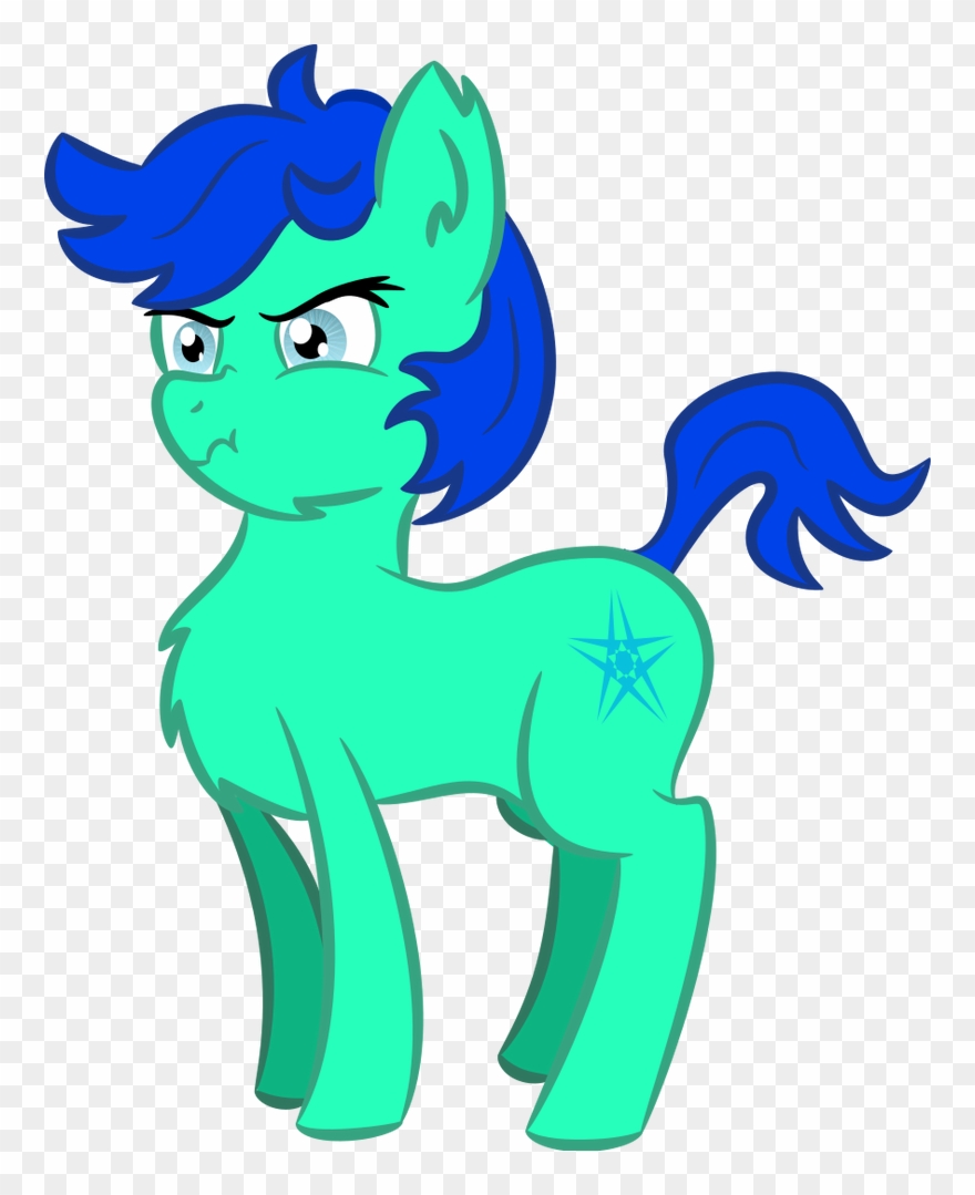 Happy Pony Making A Face By Mr Pony Man Clipart