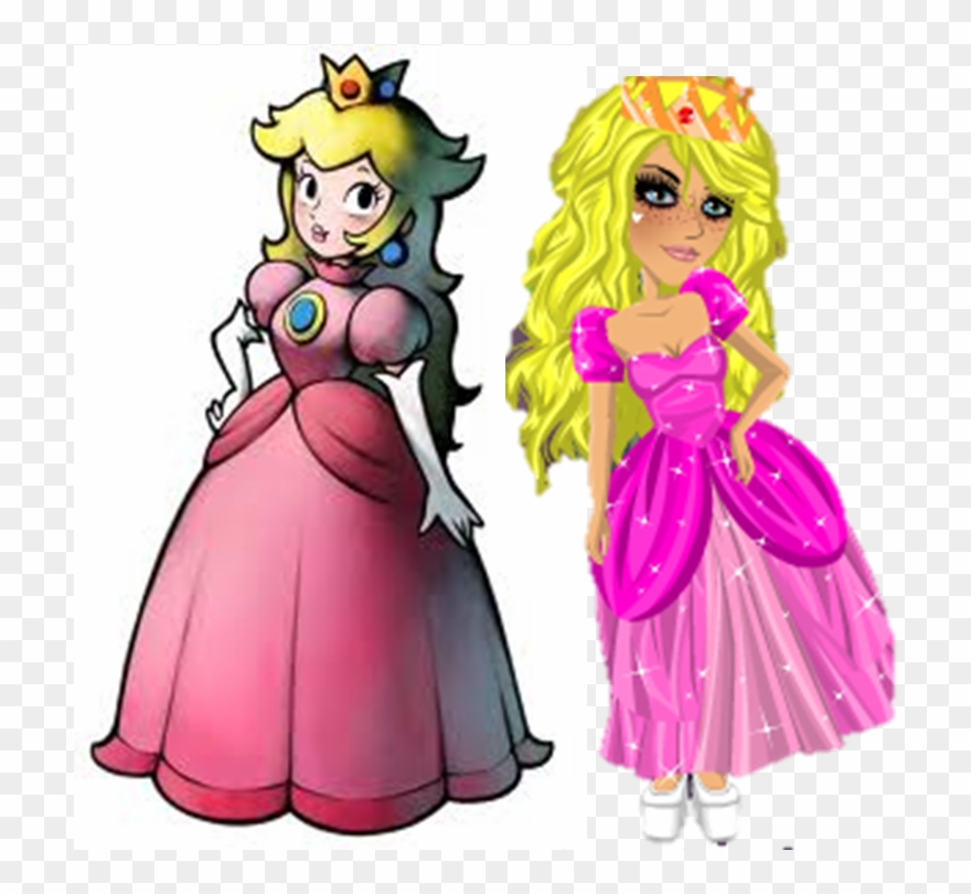 Check Out Me As Princess Peach, Not Much Difference Clipart