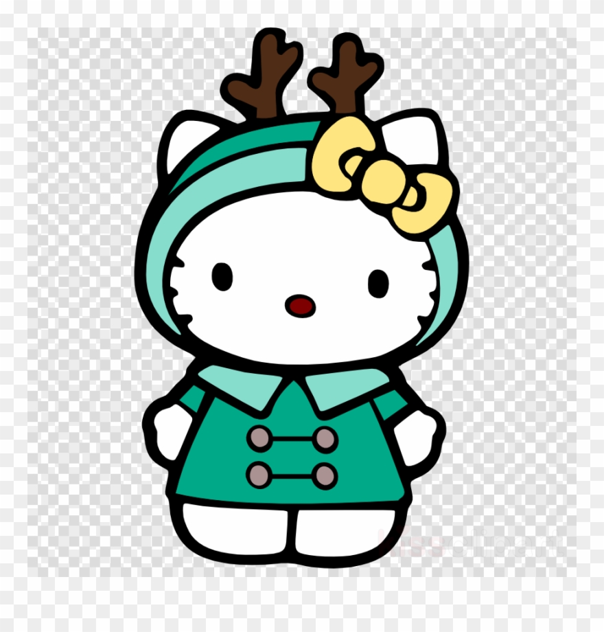 Hello Kitty Christmas Png Clipart Hello Kitty Drawing Transparent Png
