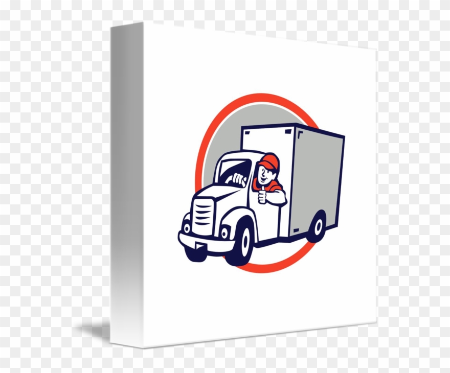 Driver Clipart Delivery Driver - Delivery Driver Cartoon - Png Download