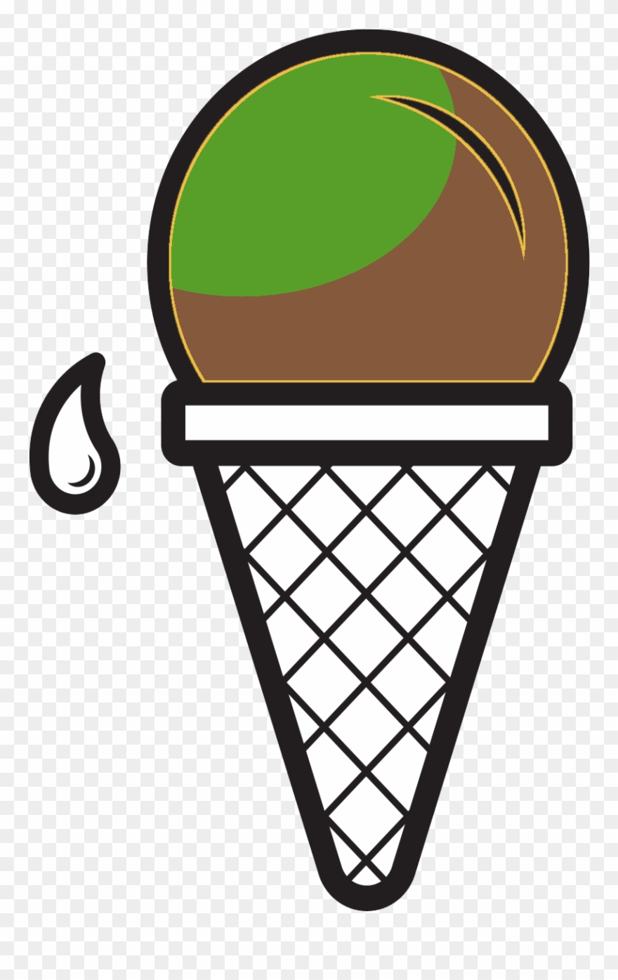 Fresh Mint & Chocolate Chips Clipart