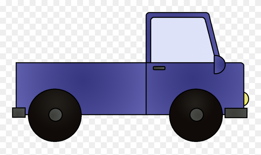 Mail Truck Clipart - Cartoon Truck Transparent Background - Png Download
