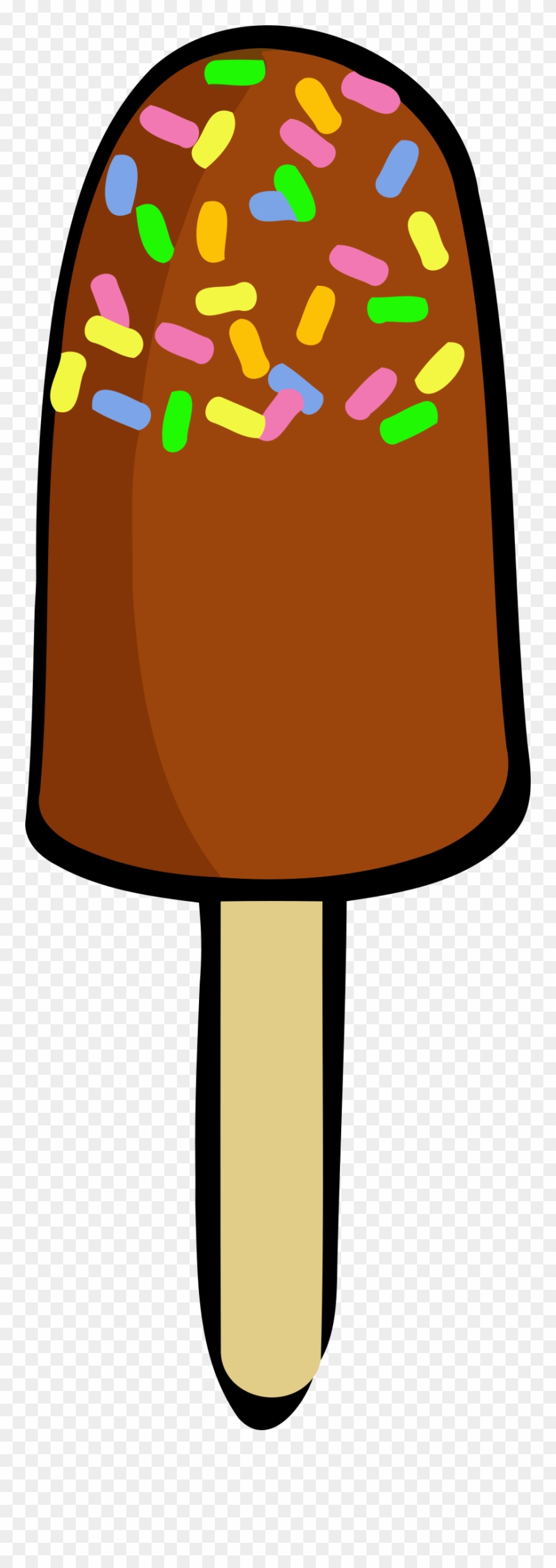 Ice Cream Clipart Number - Clipart Ice Cream Stick - Png Download