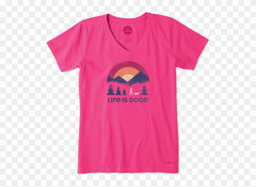 Women's Female Friends Crusher - Life Is Good. Women's Crusher Vee - All Clipart